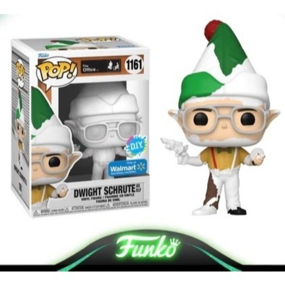 Walmart Exclusive DIY Funko Pop The Office Dwight Schrute As Elf #1161 - Picture 5 of 8